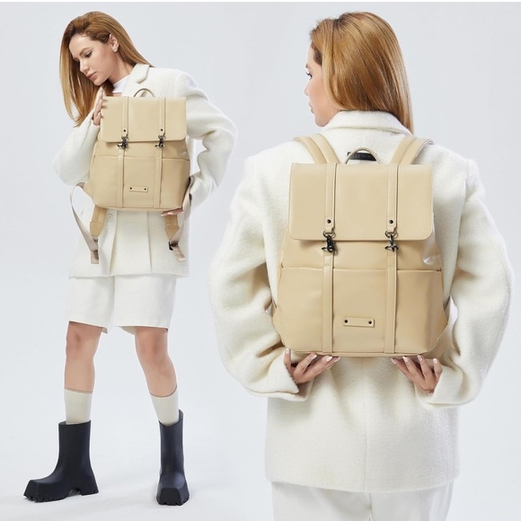 Laptop Backpack for Women - Water-Resistant Daypack with Multiple Compartments - Picture 1 of 7